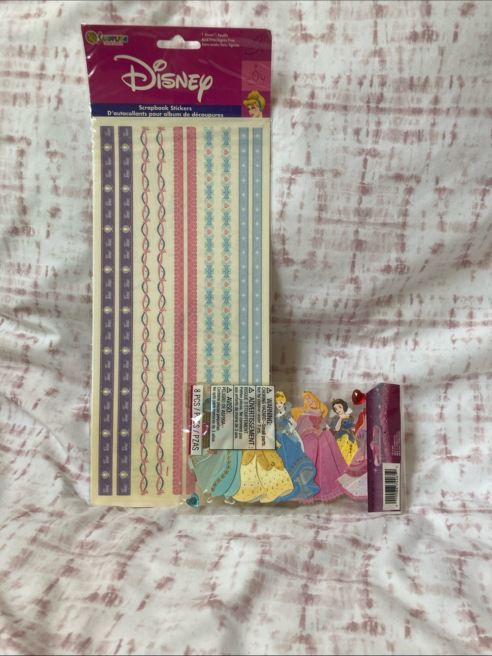 Sandylion/ eksuccess Disney Princess Cinderella scrapbook stickers bundle